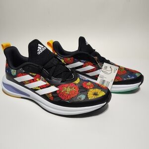 Adidas FortaRun Floral Pattern Sneakers Women’s Size 6
